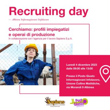 Leggi: «Recruiting day»