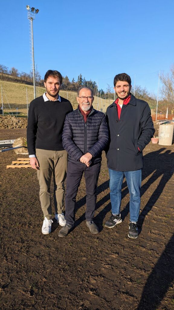 Da sinistra, Luca Spagni, Emilio Bertolini, Christian Macca